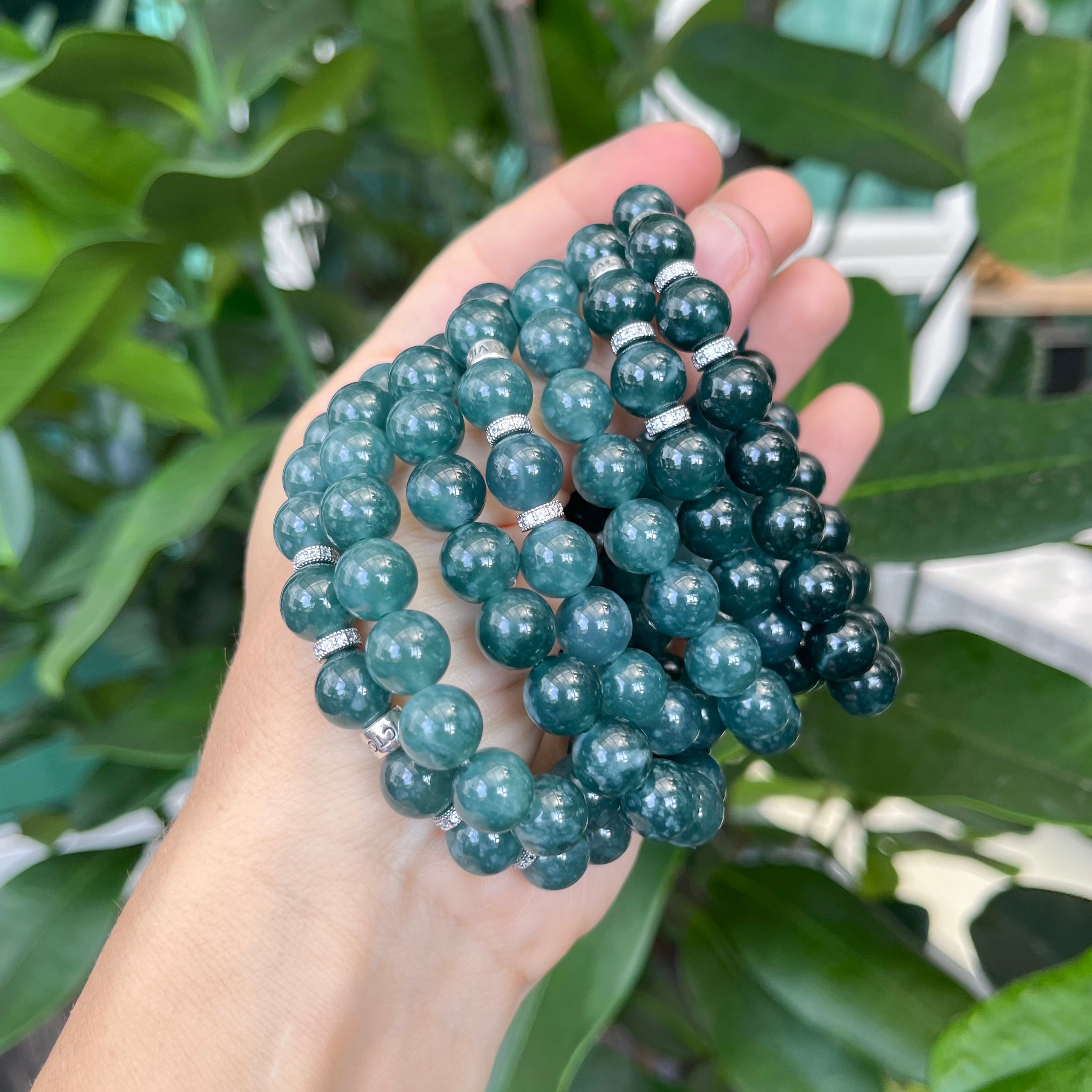 Bead Bracelet | Fancy | Blue Jade