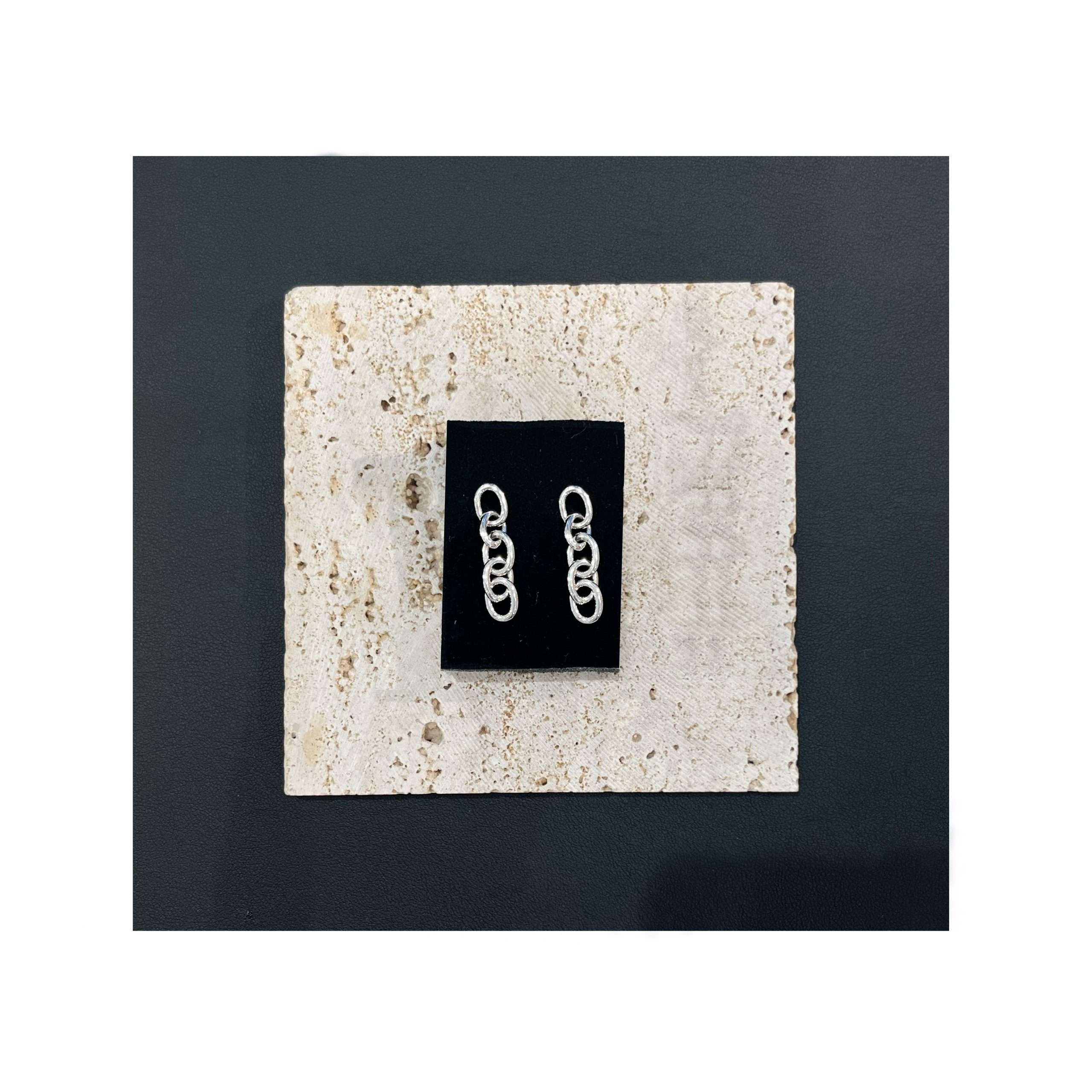 Earrings | Drop | Large Links Chain