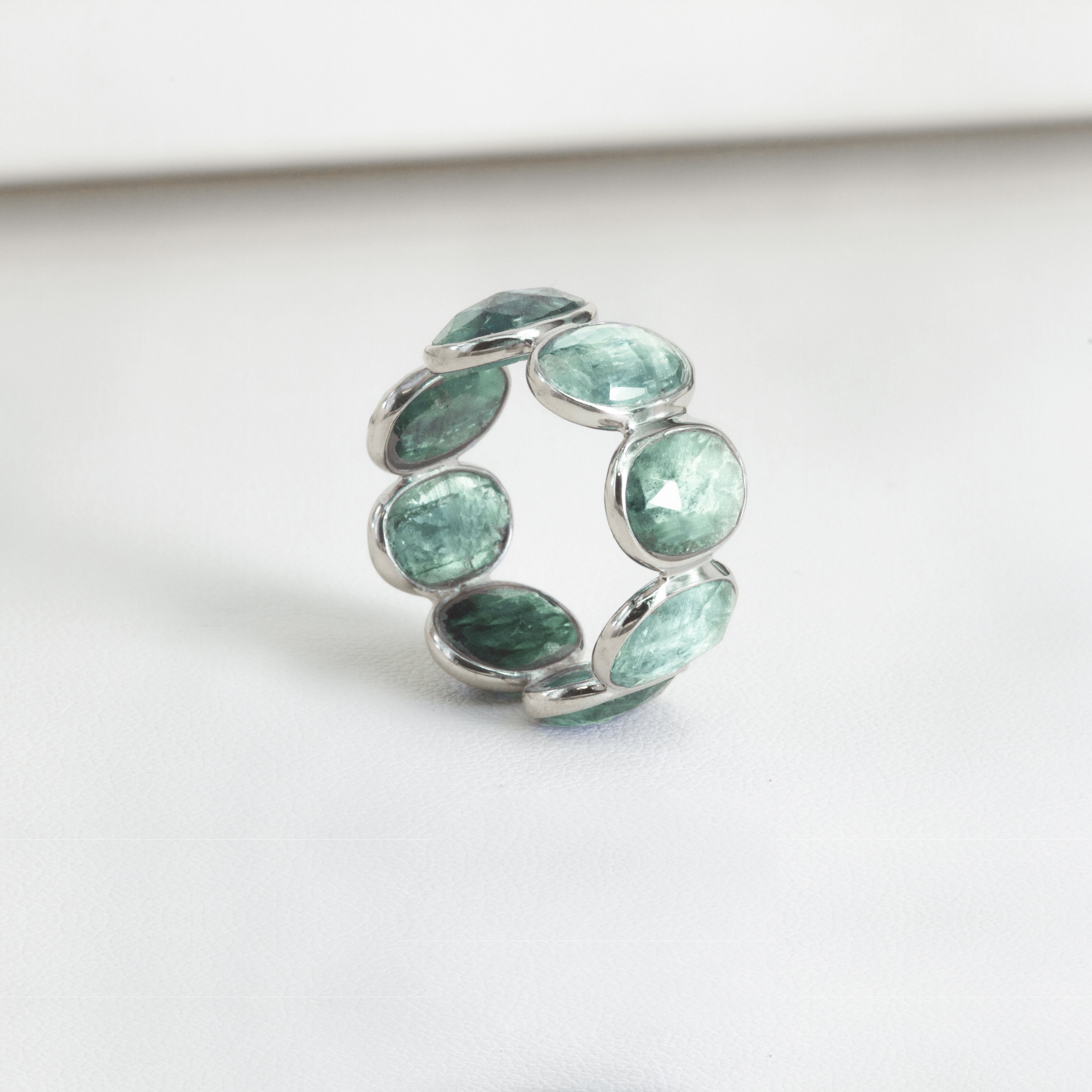 Ring | Gemstone | Green kyanite