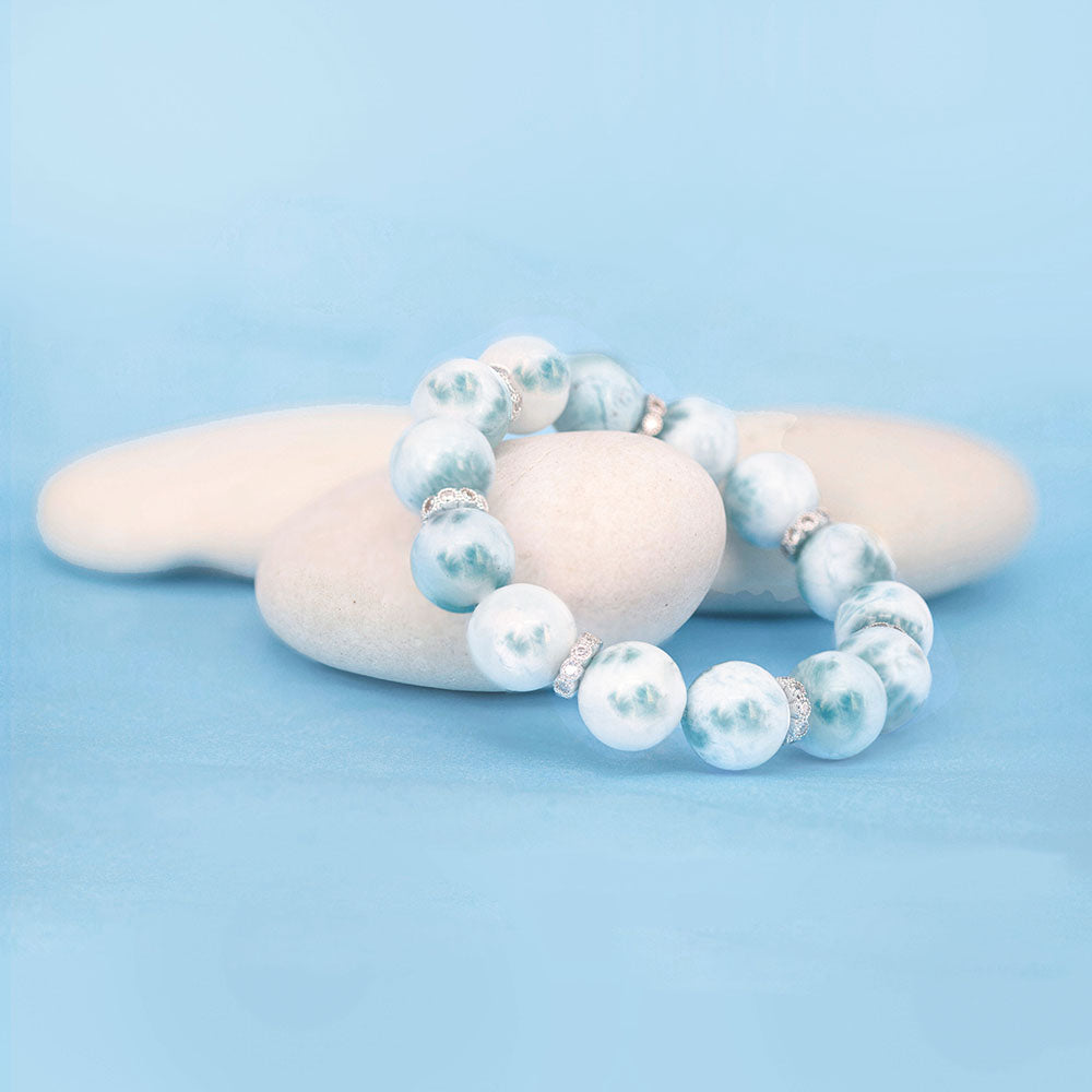 Bead Bracelet | Fancy | Larimar