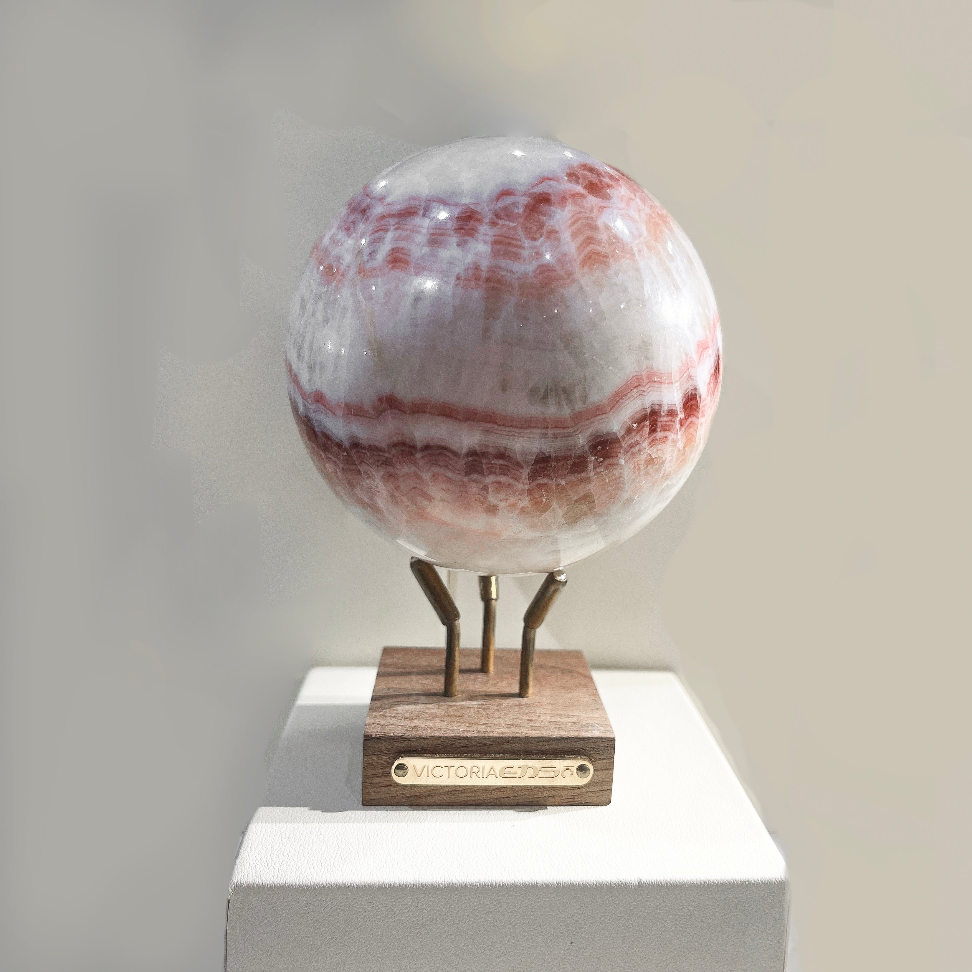 Rhodochrosite Sphere