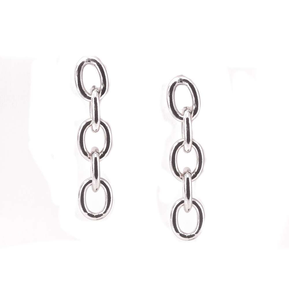 Earrings | Drop | Large Links Chain