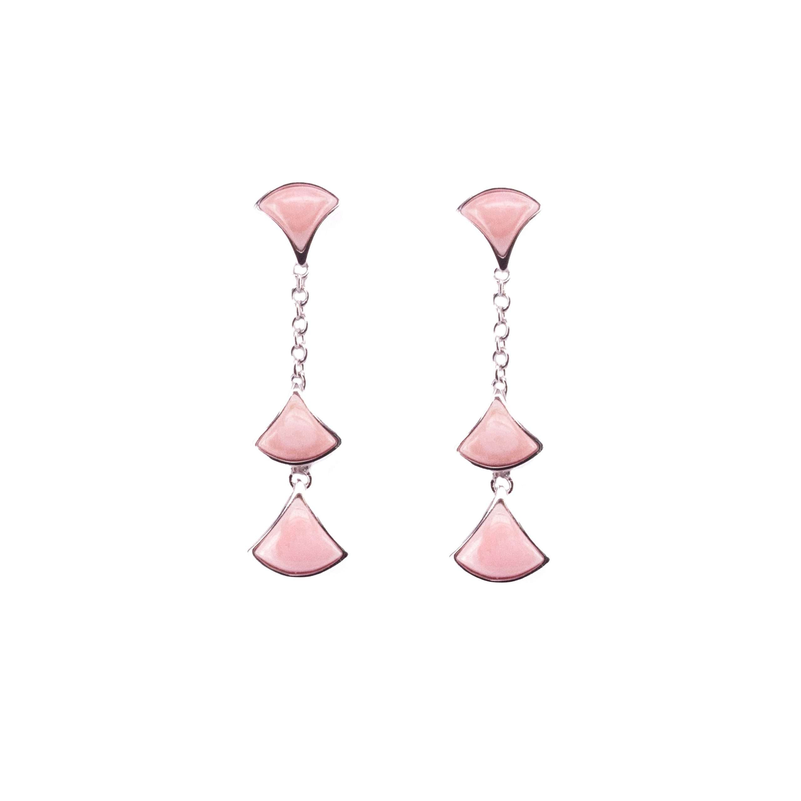 Earrings | Drop | Pink Opal